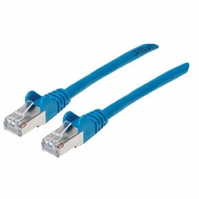 Cable de Red Intellinet Patch Cat6a, 7.5M, Azul, 741514