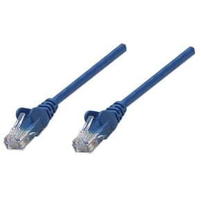 Cable Intellinet Patch, 0.5m( 1.5f) Cat 5e UTP Azul