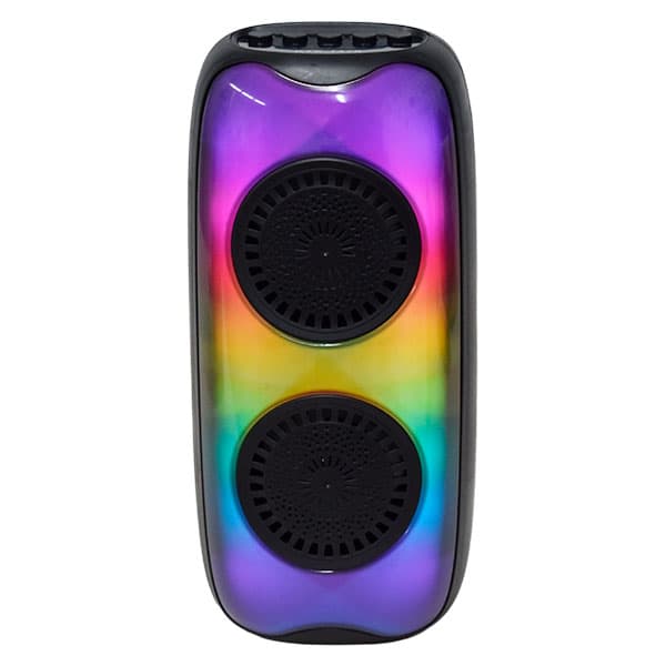 Bocina Bluetooth 3" x 2 Luz RGB Tipo Flama