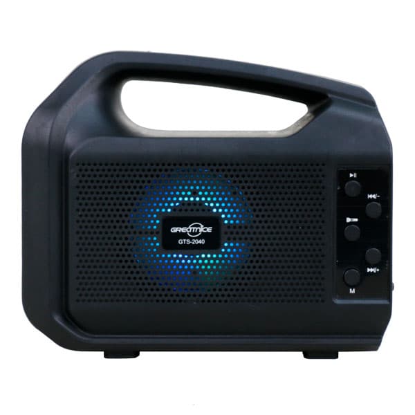 Bocina Bluetooth 3" con Panel Solar y Linterna
