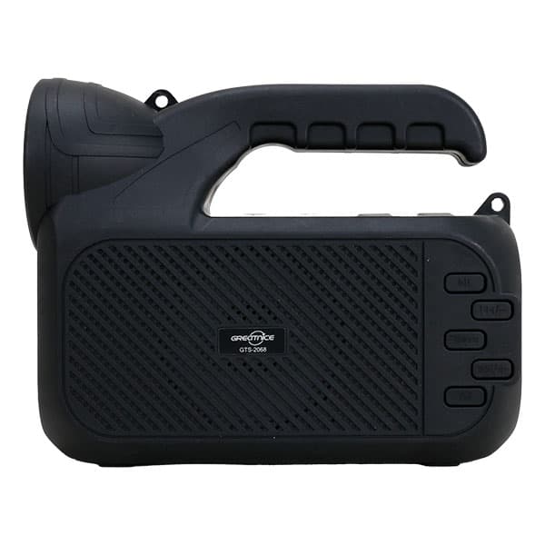 Bocina Bluetooth de 3" con Panel Solar y Linterna