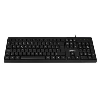 Teclado Acteck Entry AC-928946, Alámbrico, USB, Negro